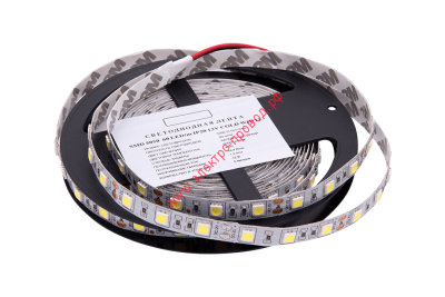 Светодиодная Лента стандарт 5050, 60 LED /м. 14,4 вт./ м 3000К (Теплый)