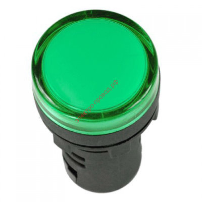 Лампа зелёная комутационная 220 V "Светодиодная"