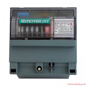 Электро счётчик Меркурий 201.5 5-50 А 