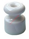 Изолятор керамический белый (50 штук)