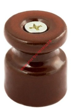 Изолятор пластиковый какао (50 шт.)